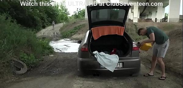  Milena Devi Fucked in the Trunk of a Car